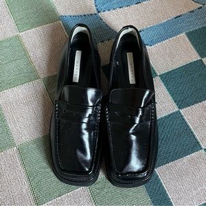 Shop Peche Black Platform Loafers